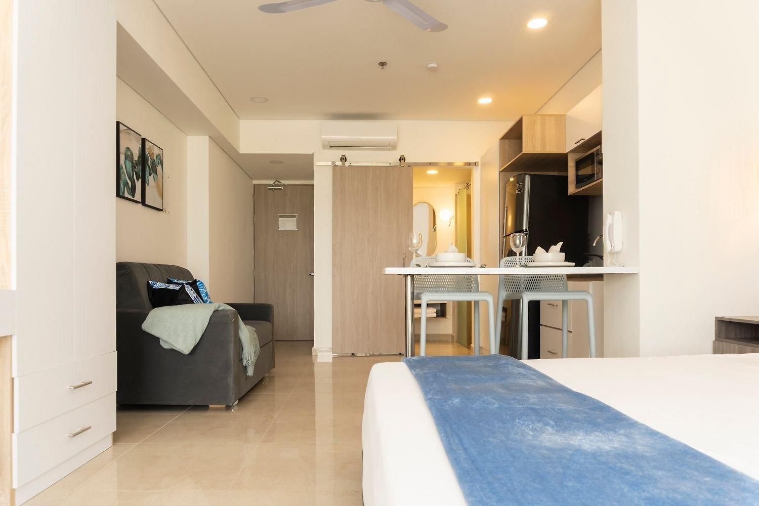 Apartment Cama King Balcon Vista Hermosa Cb634 Cartagena