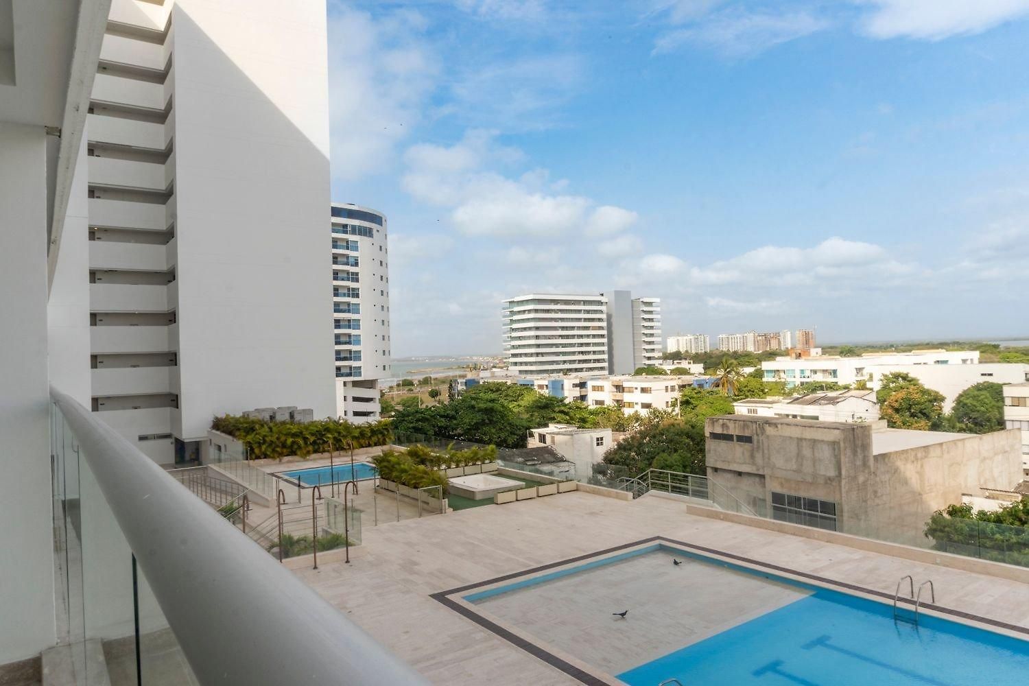 Apartment Cama King Balcon Vista Hermosa Cb634 Cartagena