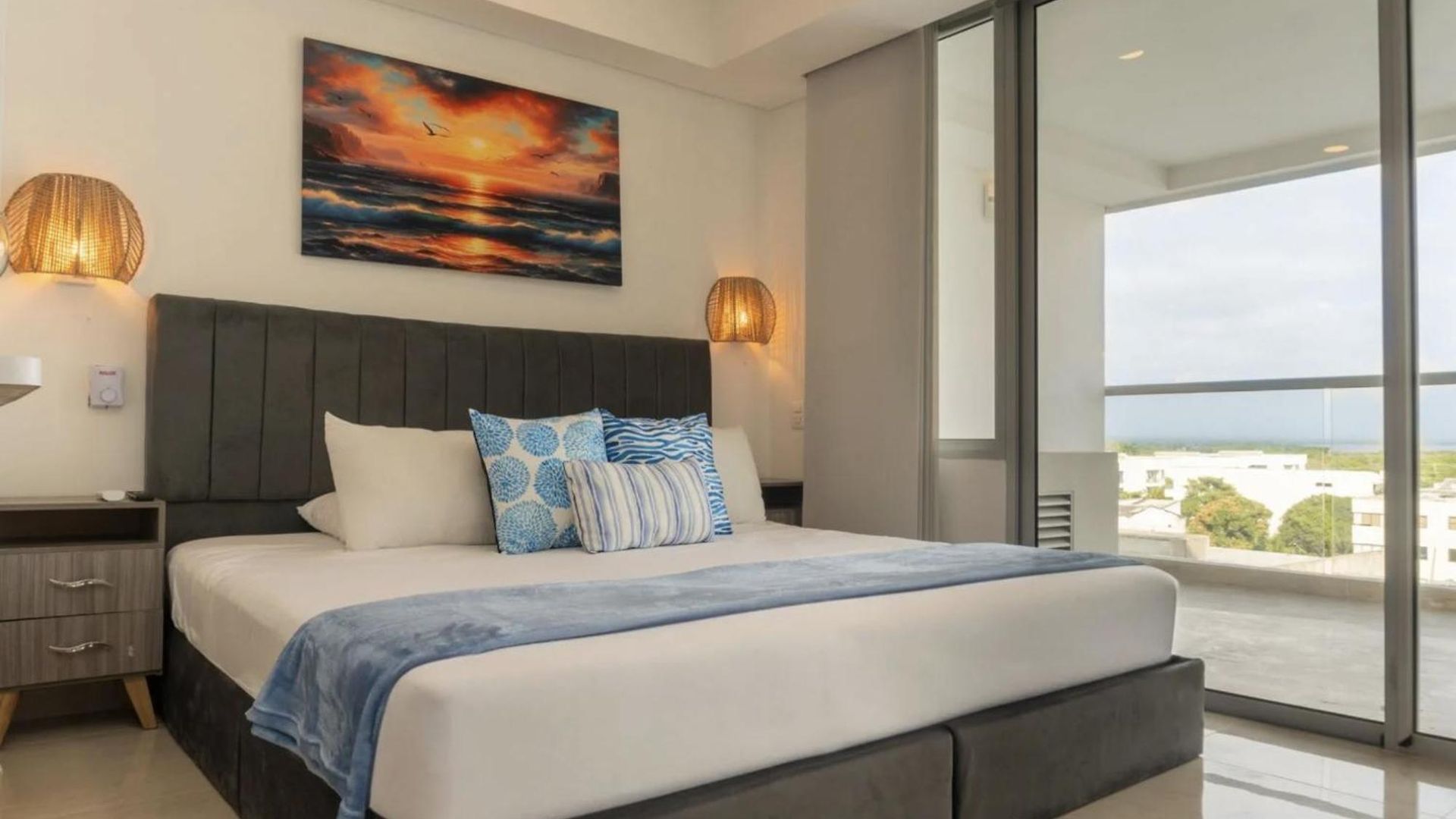 Cama King Balcon Vista Hermosa Cb634 Cartagena