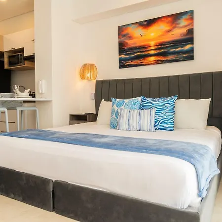 Cama King Balcon Vista Hermosa Cb634 Apartment Cartagena
