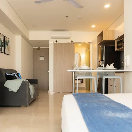 Apartment Cama King Balcon Vista Hermosa Cb634 Cartagena