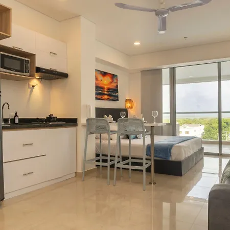 Cama King Balcon Vista Hermosa Cb634 * Cartagena
